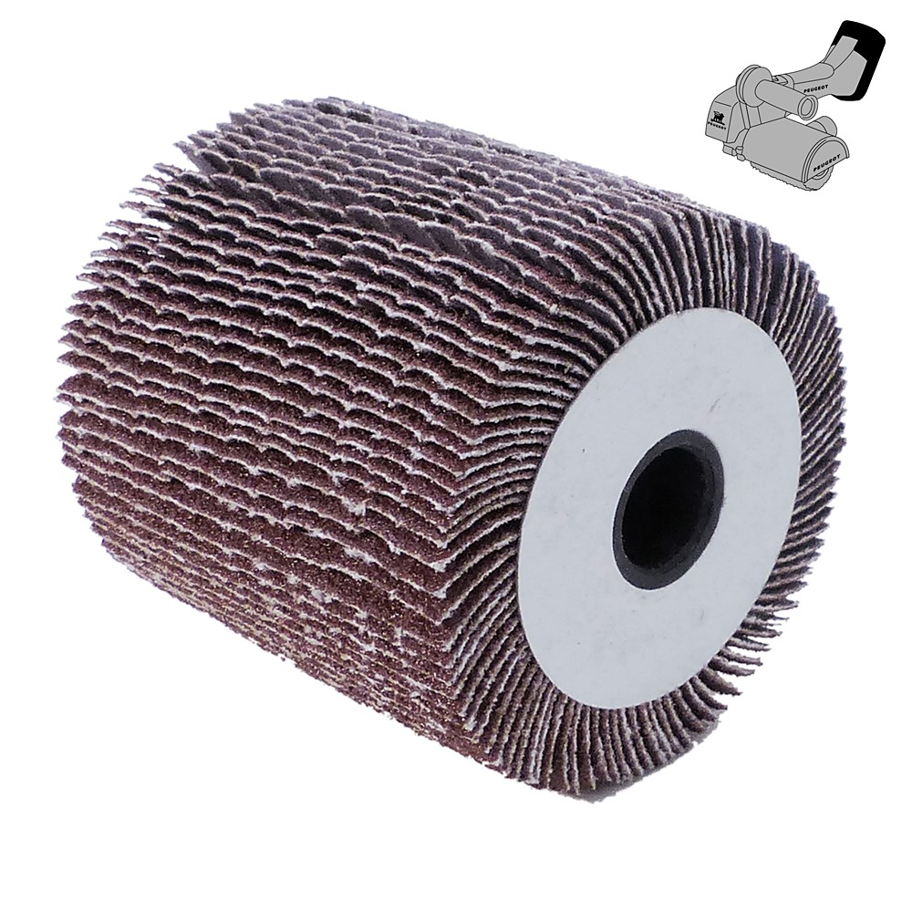 BROSSE A LAMELLES ABRASIVES GRAIN 80 80*100MM POUR 250381