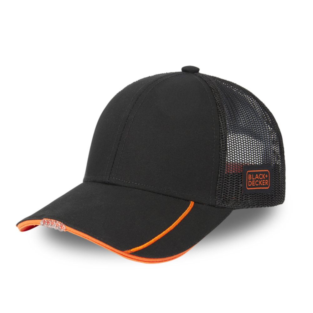 Casquette à LED noir - BLACK+DECKER