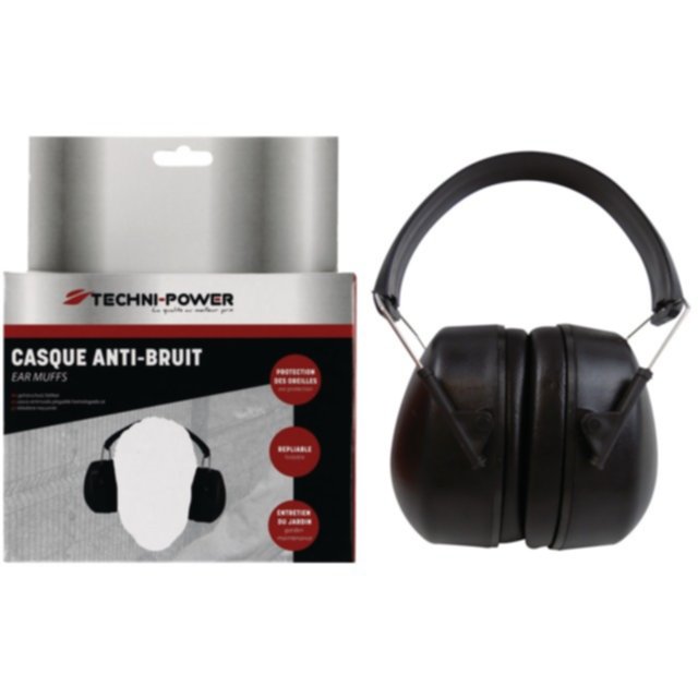 Casque anti-bruit repliable TECHNI-POWER