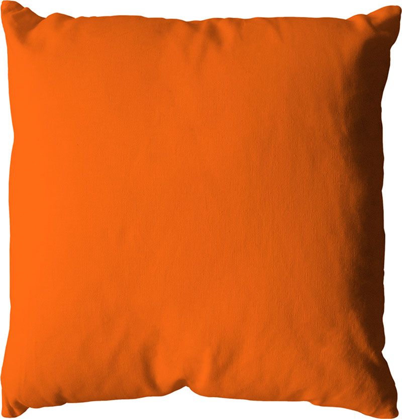 Coussin déhoussable 40x40cm orange