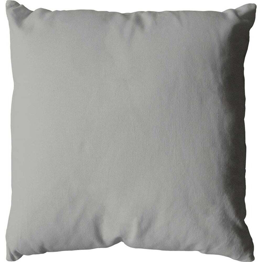 Coussin déhoussable Panama gris clair 40x40cm OEKO-TEX