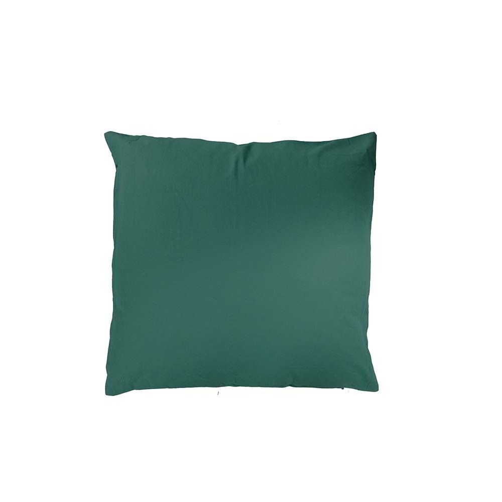 Coussin déhoussable Paname vert fonce 40x40cm OEKO-TEX