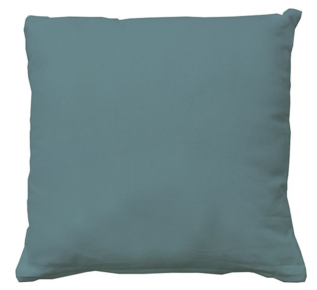 Coussin coton 40 x 40 cm lagon