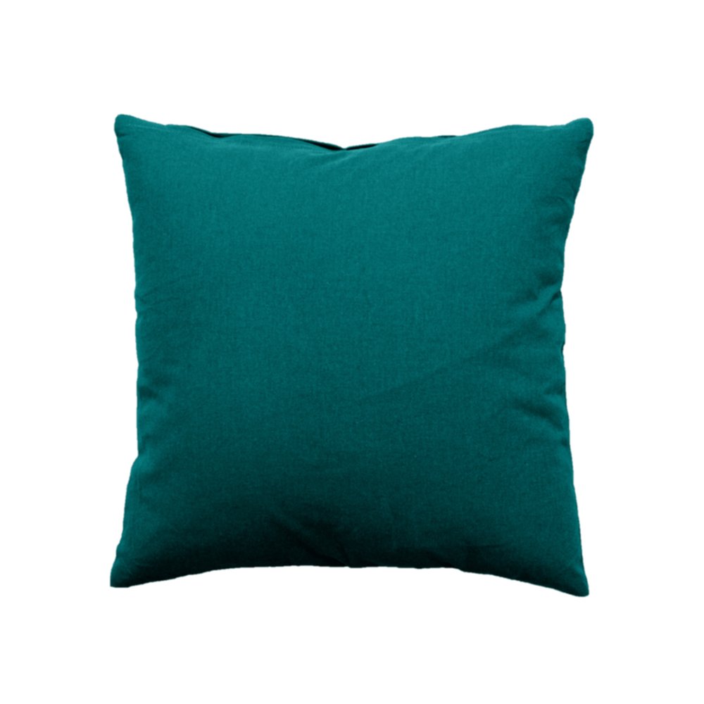 Coussin Panama émeraude 40x40cm OEKO-TEX