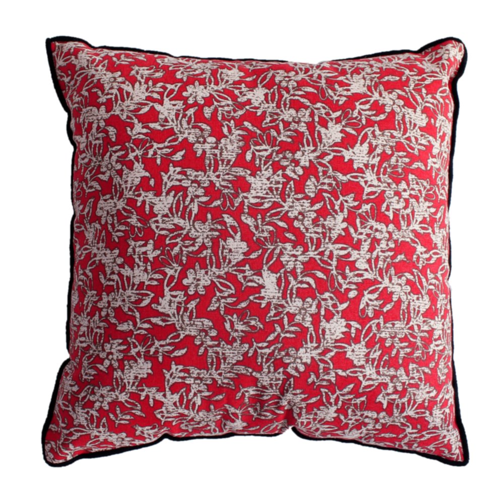 Coussin déhoussable Gypsy 40 x 40 cm pivoine - DECOSTARS