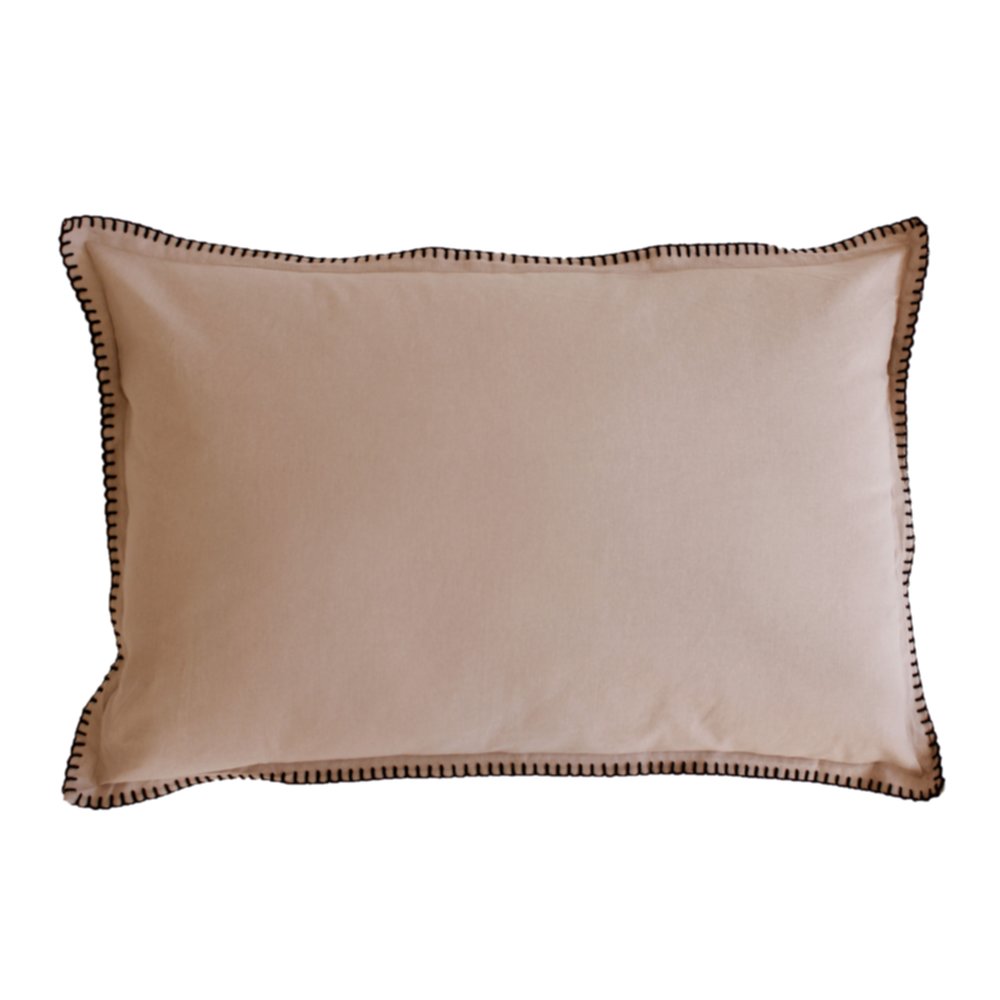 Coussin coton Copacabana 60 x 40 cm naturel - DECOSTARS