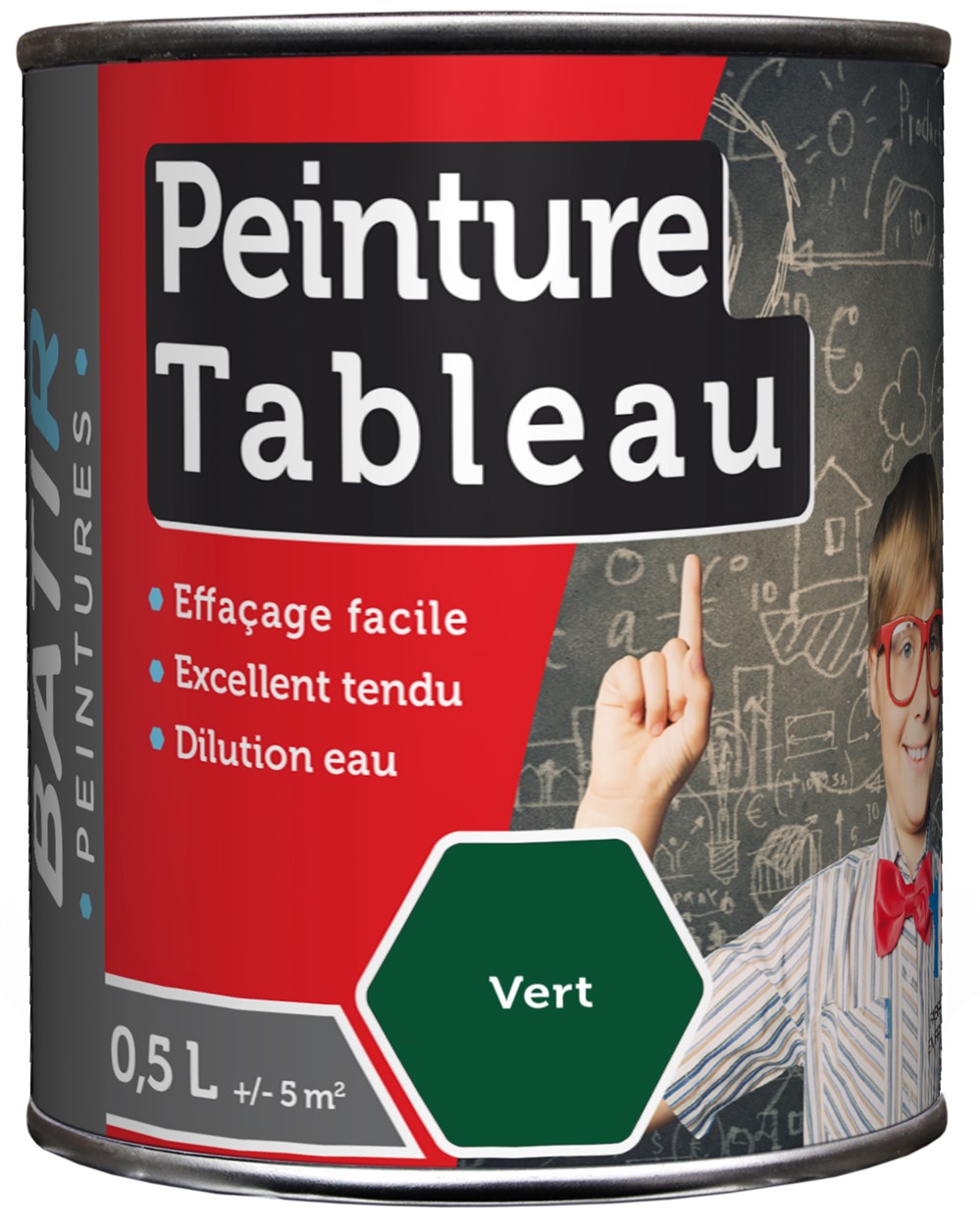 Peinture tableau 0.5 l vert