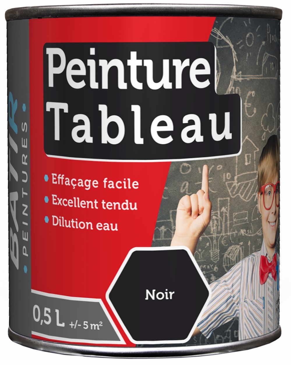 Peinture tableau 0.5 l noir