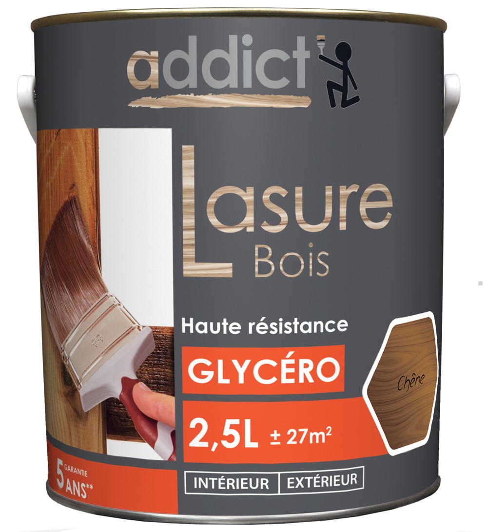 Lasure bois orange 2.5 l chêne