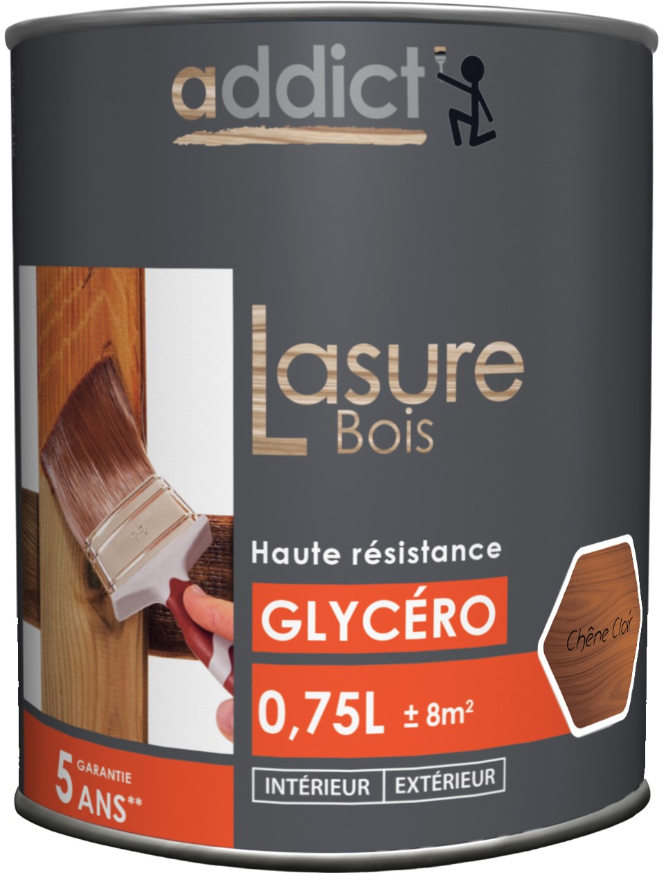 Lasure bois orange 0.75 l chêne clair