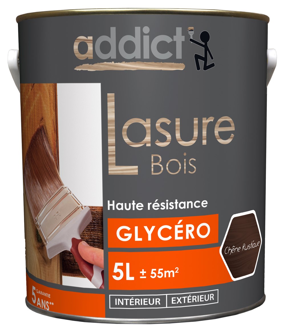 Lasure bois orange 5 l chêne rustique