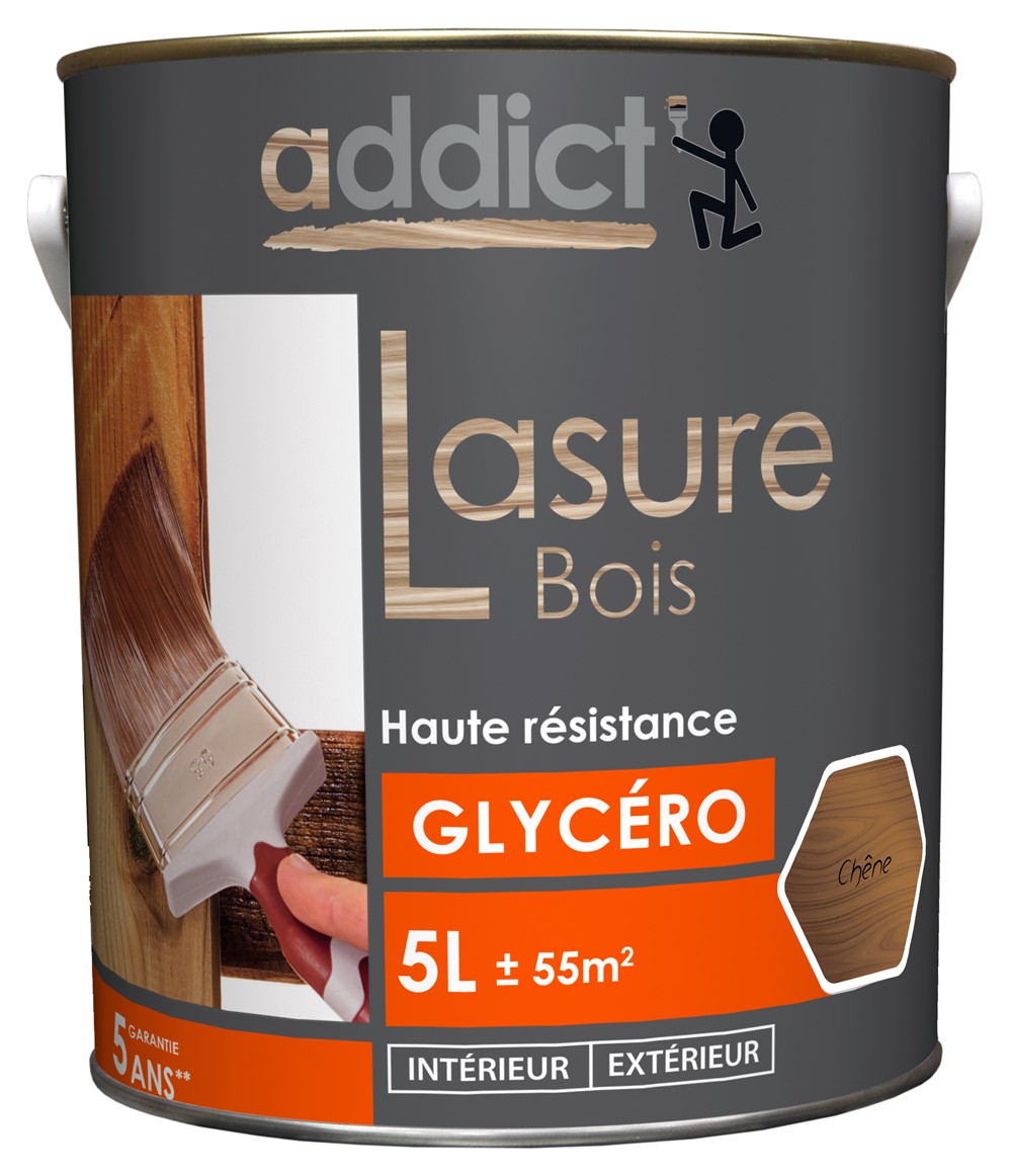 Lasure bois orange 5 l chêne