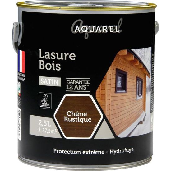 Lasure bois 2.5 l chêne rustique