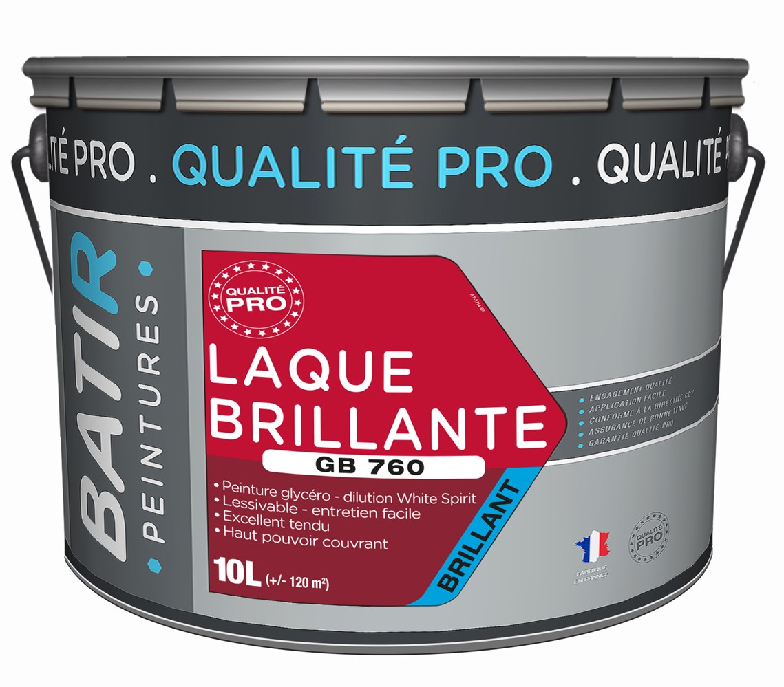 Laque gb760 brillant 10l blanc