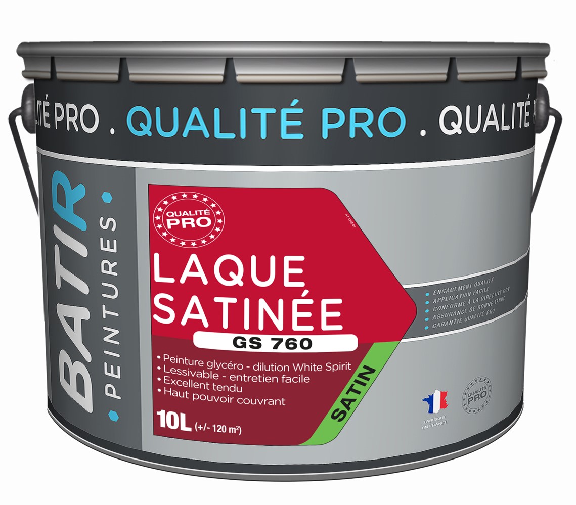 Laque gs760 satin 10l blanc