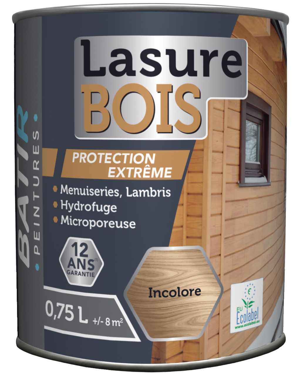 Lasure bois 0.75 l incolore