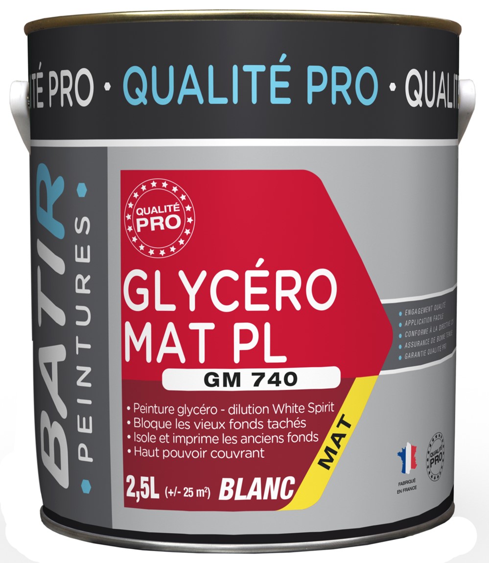 Peinture glycero mat pl gm 740 2.5 l