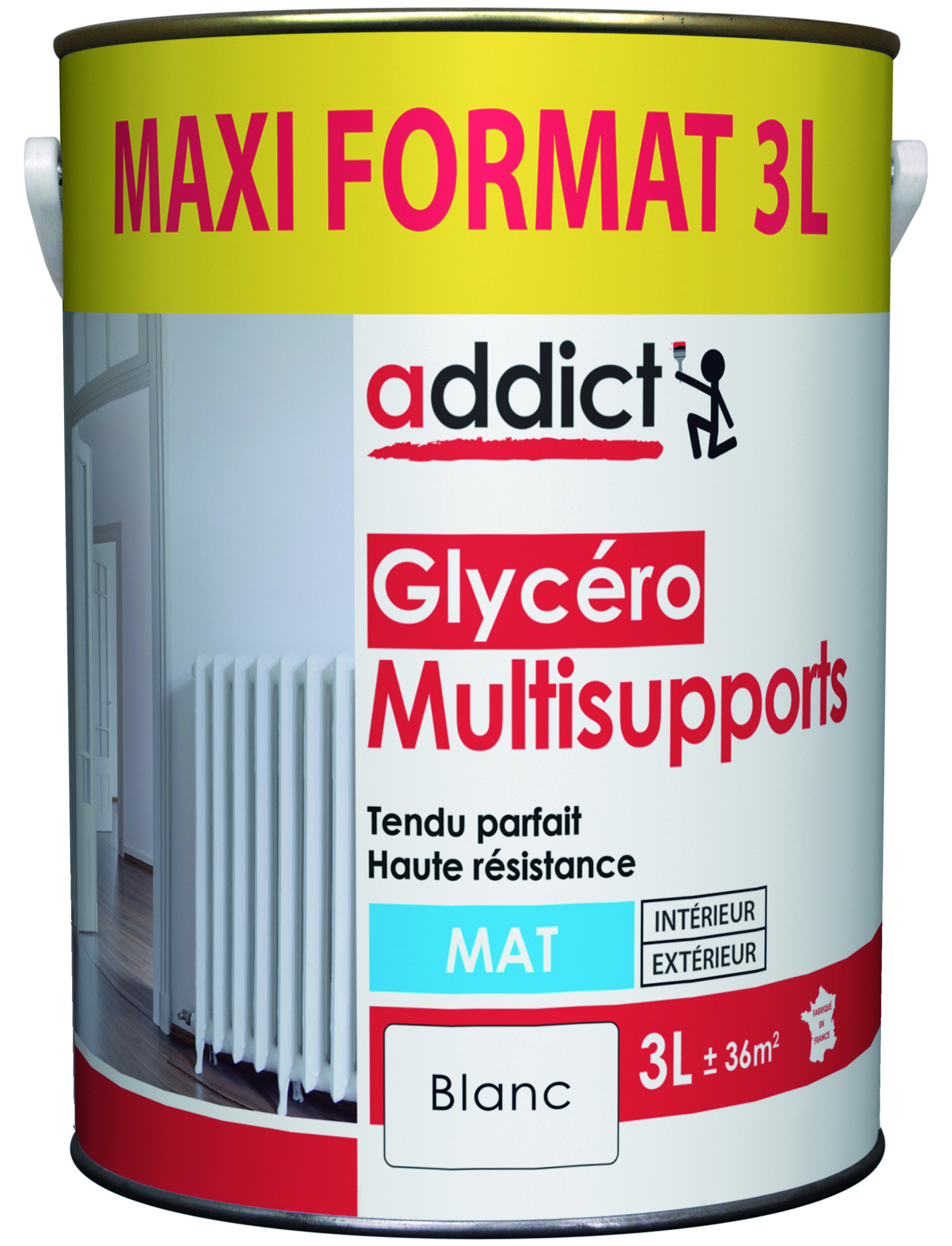 Glycéro multisupport 3 l blanc mat