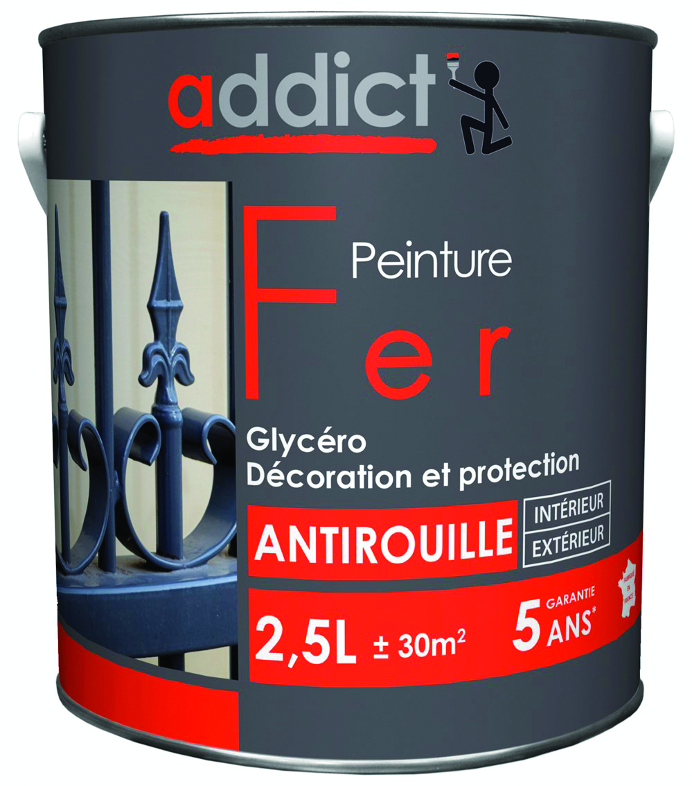 Peinture fer 2,5 l marine