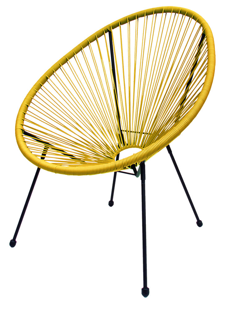 Fauteuil de jardin Copacabana moutarde