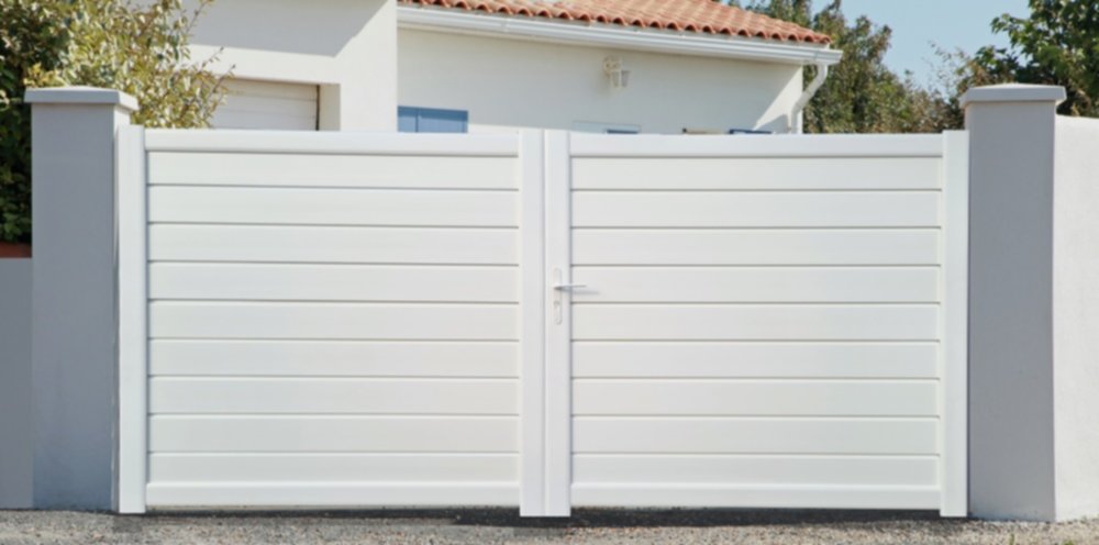 Portail PVC Fidji 3x1,55m Blanc