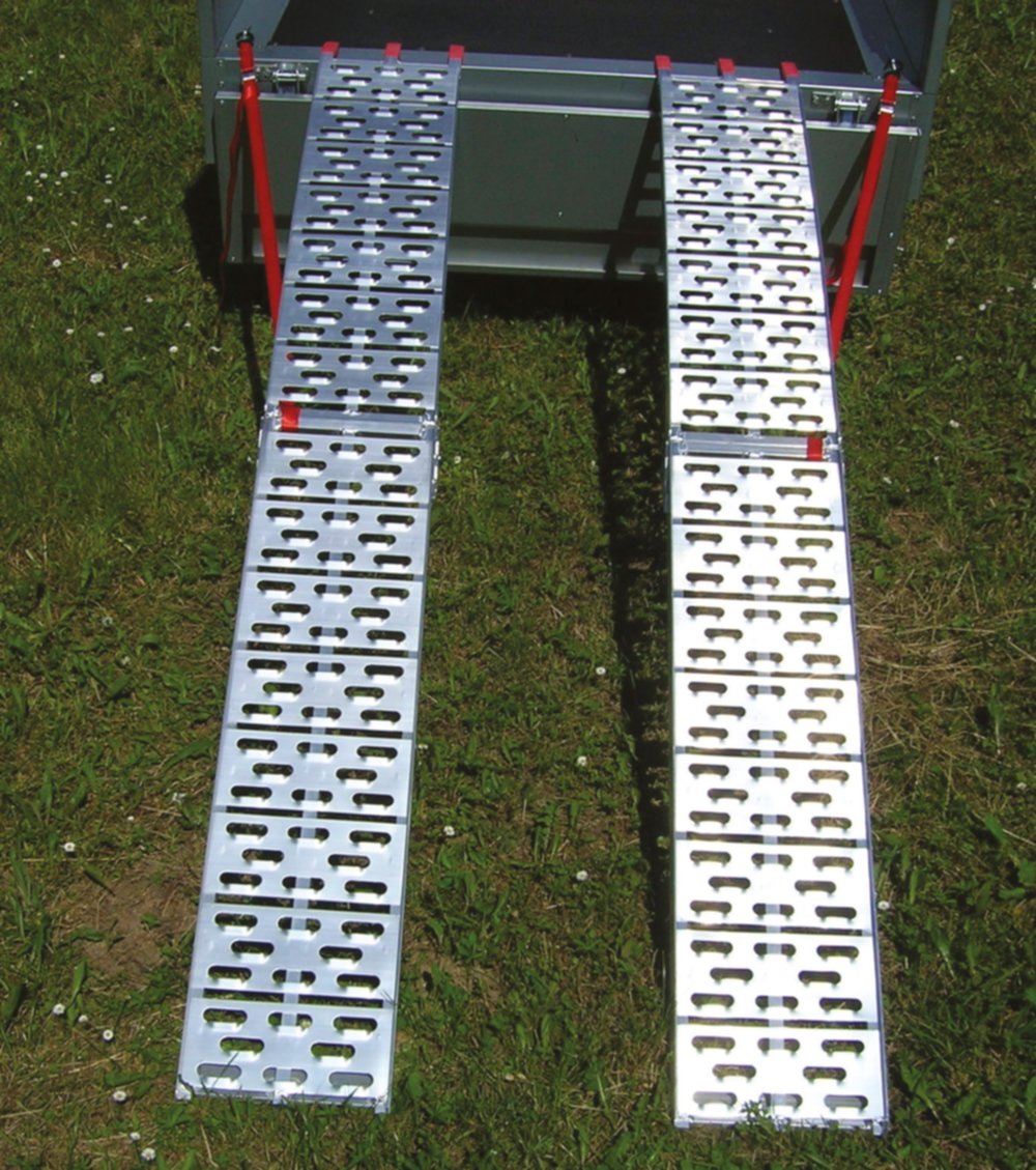 Jeu de 2 rampes alu pliantes 2,27m 450kg