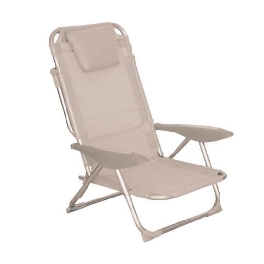 Fauteuil gris Clic Clac des Plages Gris