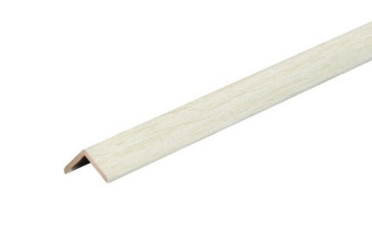 Baguette d'angle à fixer Bois MDF 2,2x2,2cmx2,4m