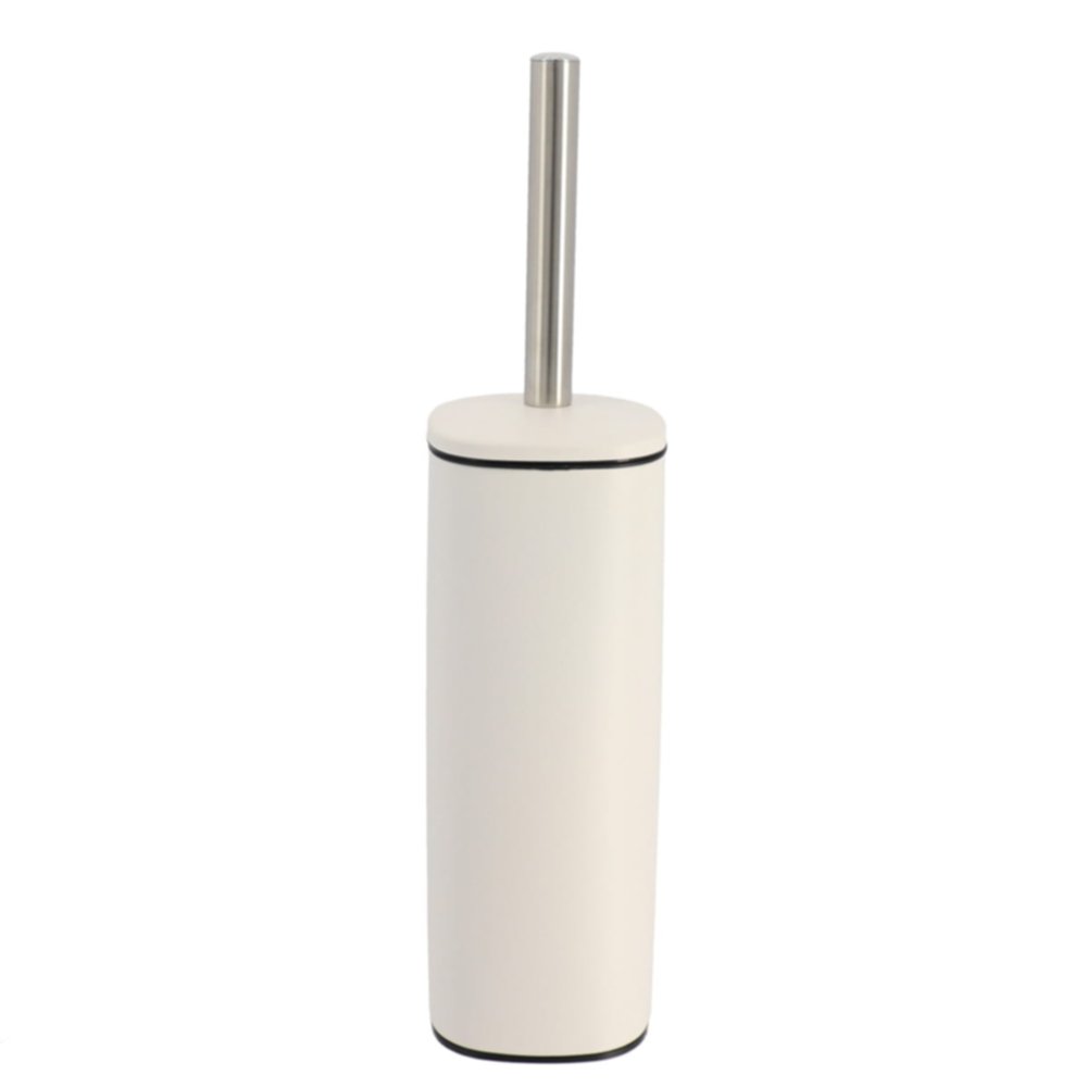 Brosse WC carrée métal blanc - TENDANCE