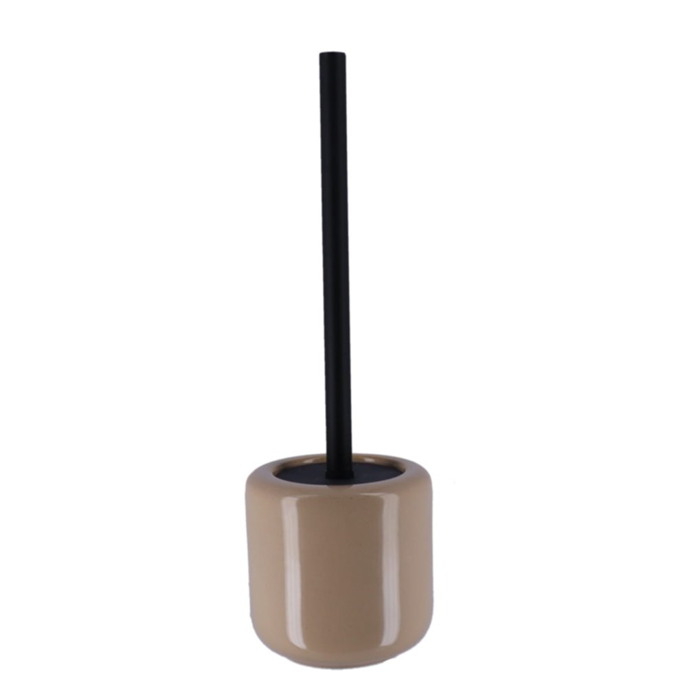 Brosse wc grés laqué beige - TENDANCE