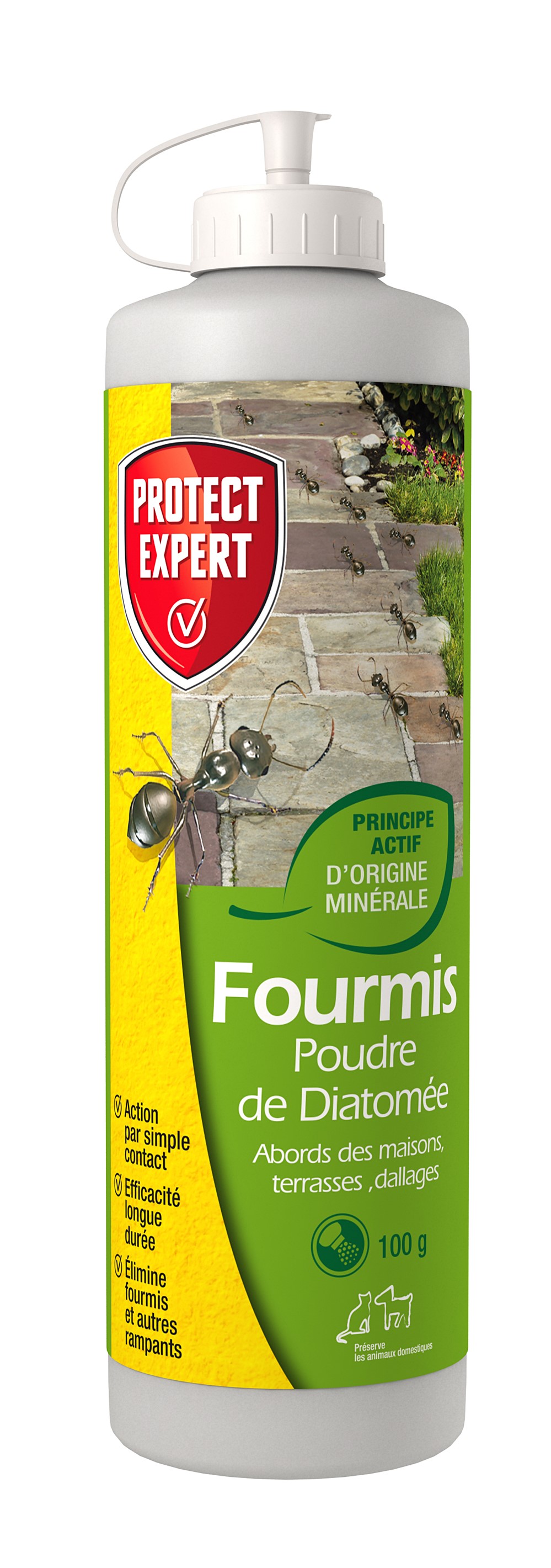 Anti-fourmis poudre de diatomée 100gr - PROTECT EXPERT 