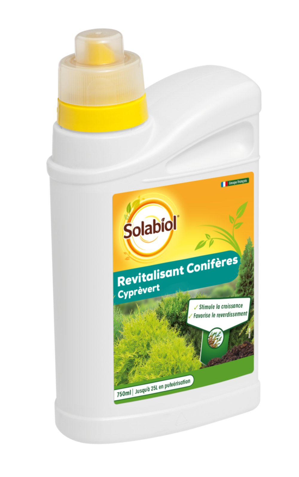 Engrais cypres vert revitalisant conifères 750ml - SOLABIOL