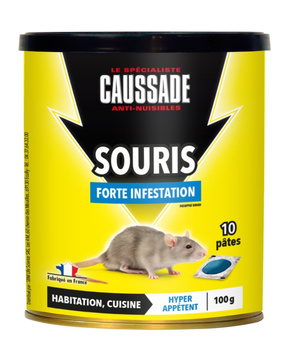 Pate Appat Souris Foudroyant 100gr 