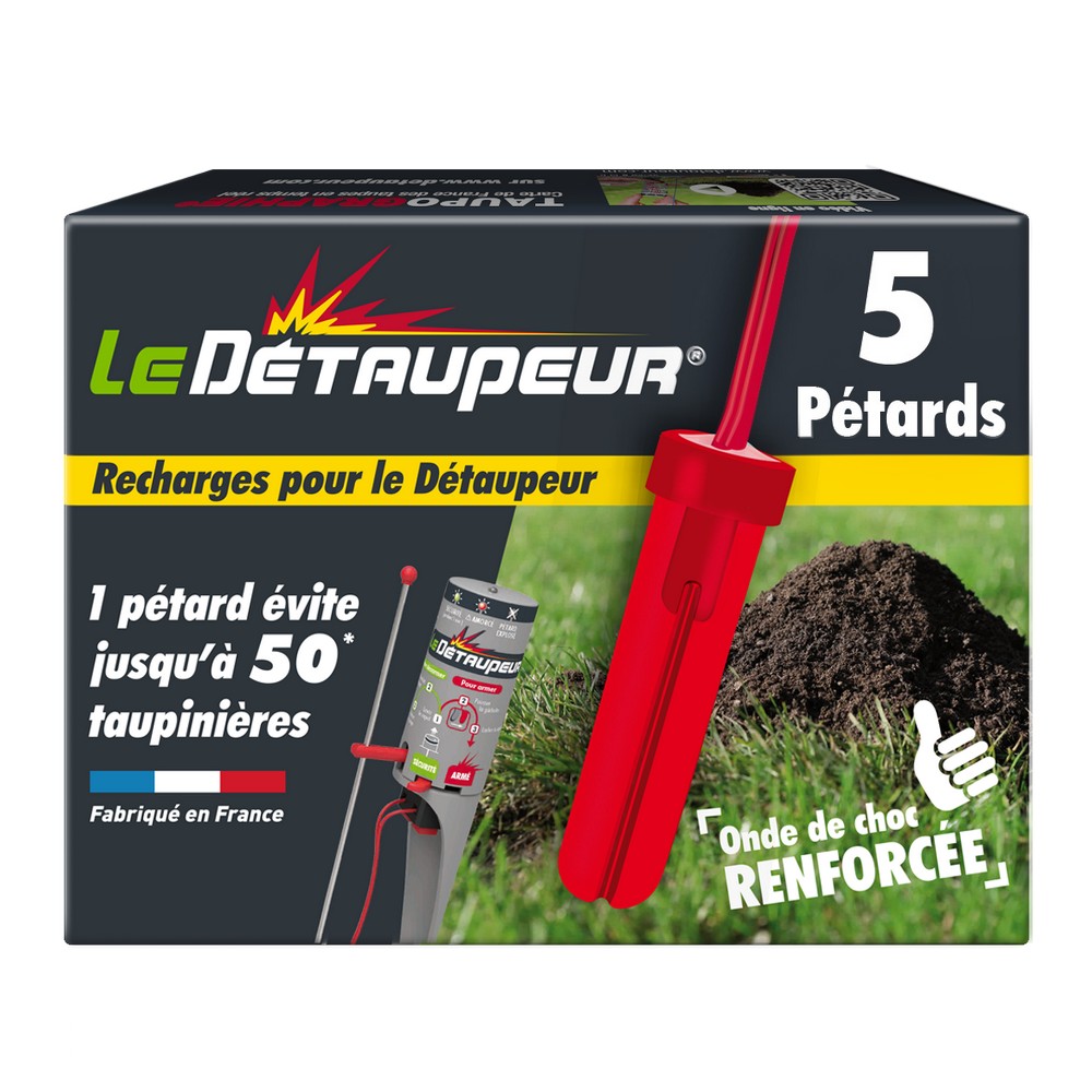 5 Recharges pour le Détaupeur - LE DETAUPEUR 