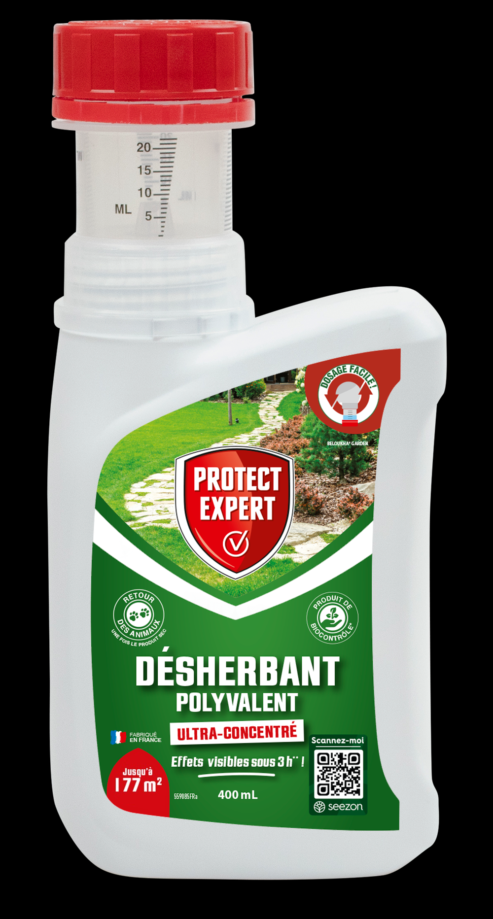 Désherbant Polyvalent ultra concentré 400ml - PROTECT EXPERT