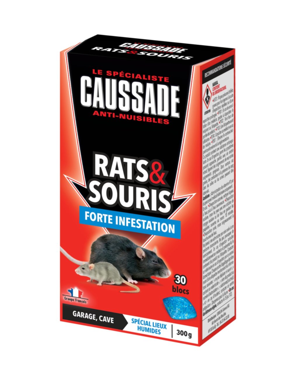 Bloc Rat Souris 300gr - CAUSSADE