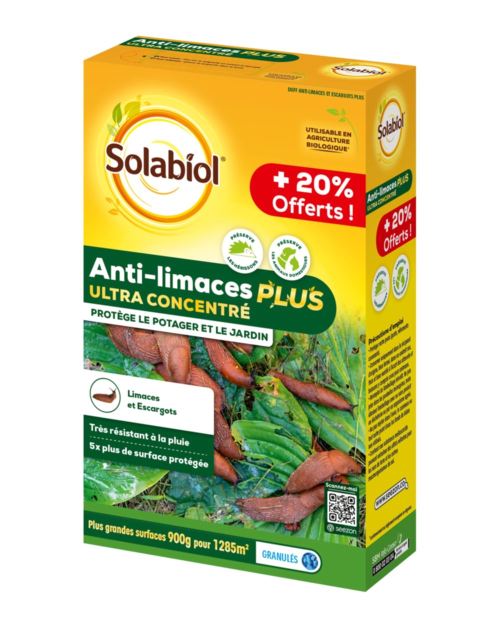 Anti Limaces Plus 900gr - SOLABIOL