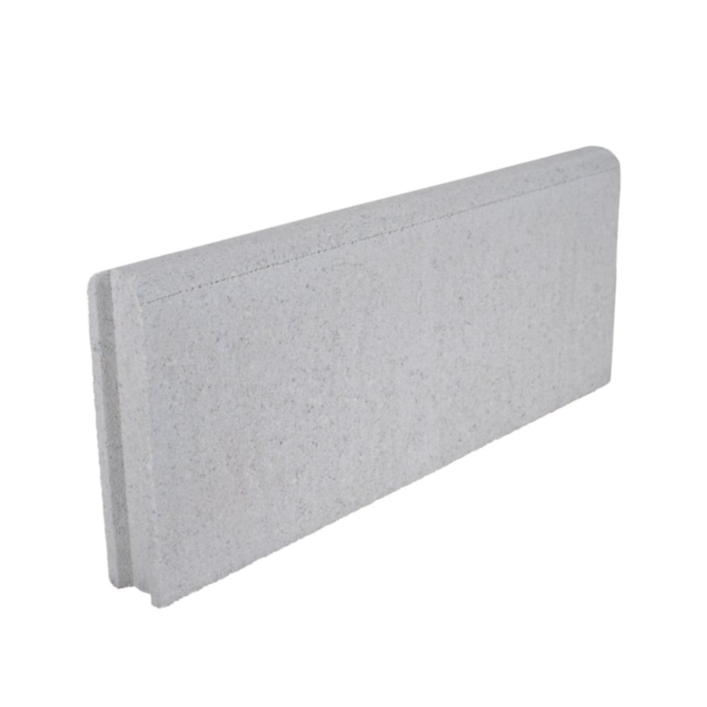 Bordure de jardin Béton 20x50x5cm Gris