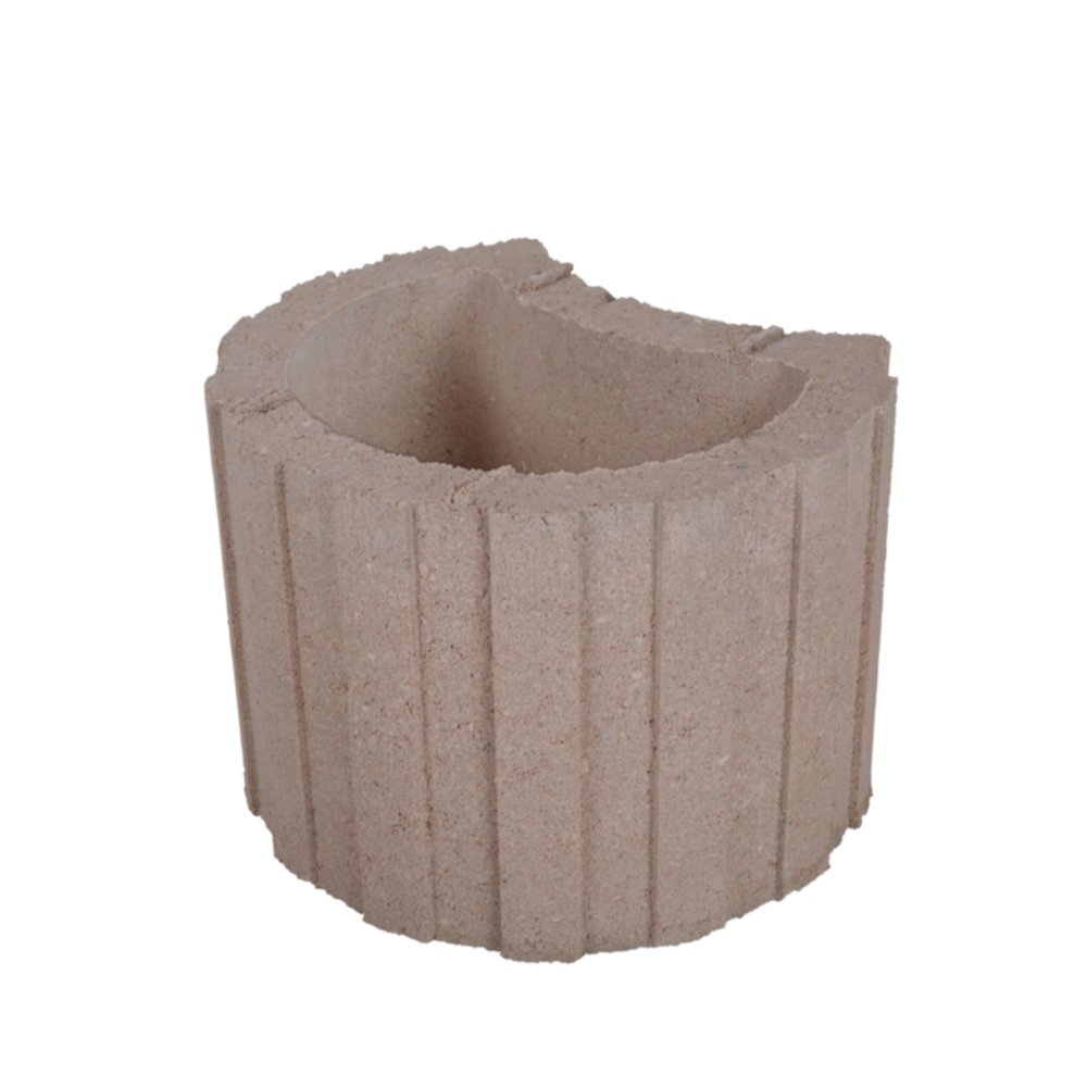 Talus à planter saumon Ø33x24cm