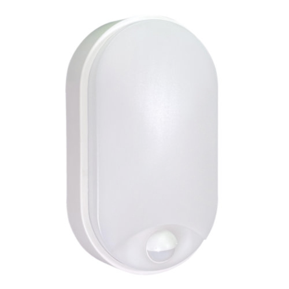 Hublot ovale Aludra blanc IP54 12W couleurs réglables L.120x210mm 