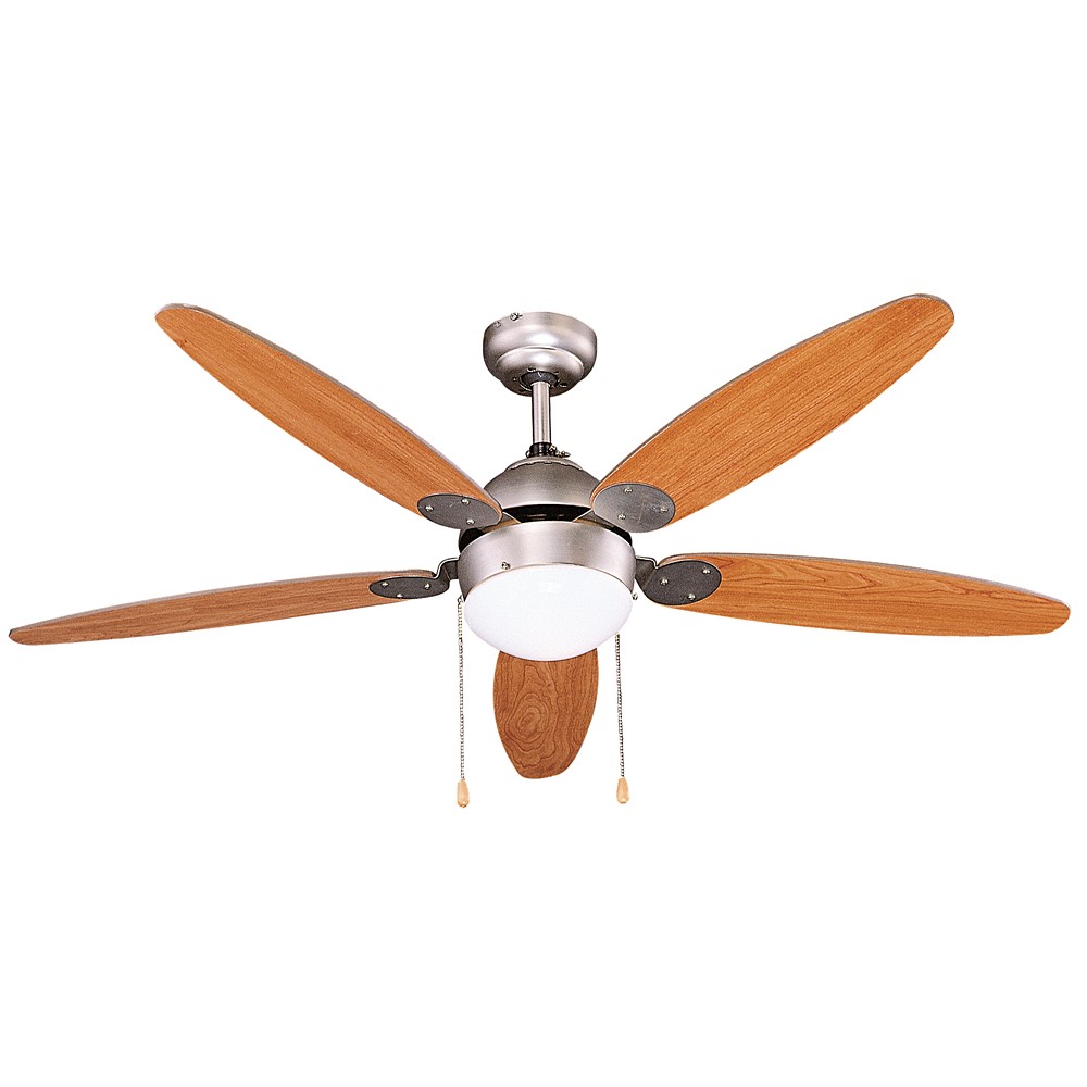 Ventilateur de plafond 130cm 5 pales bois - HEALLUX