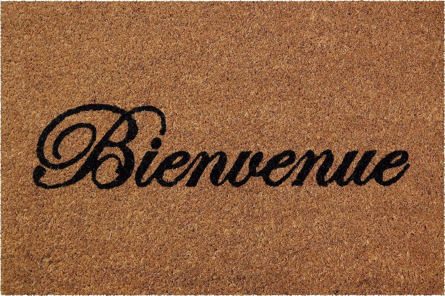 Tapis grattant coco naturel text bienvenue 40x60cm