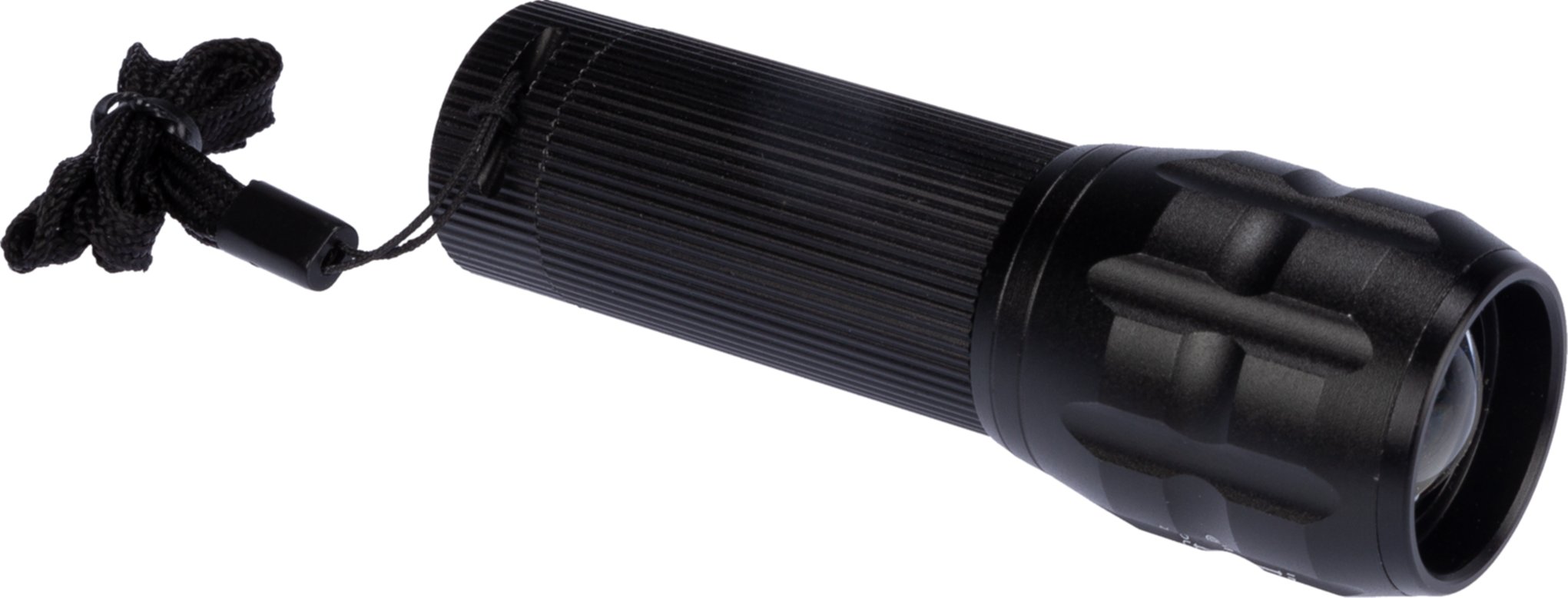 Torche led 120lm corps alu noir + zoom 3xlr03 incluses