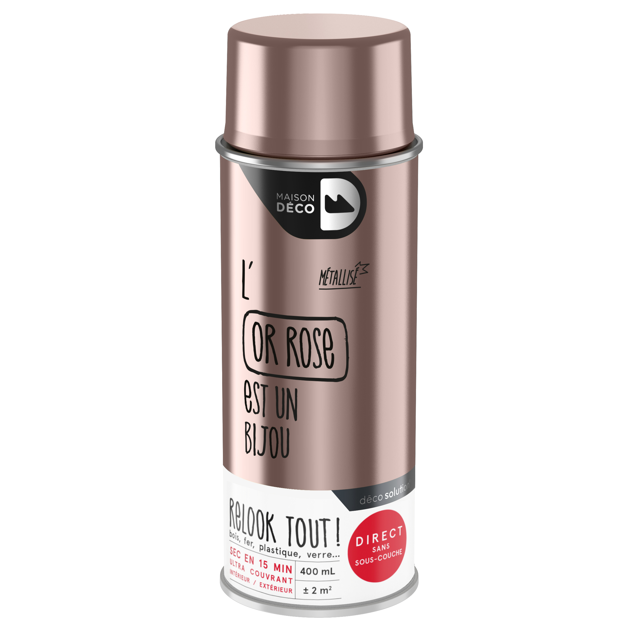 Aérosol relook tout or rose 400 ml