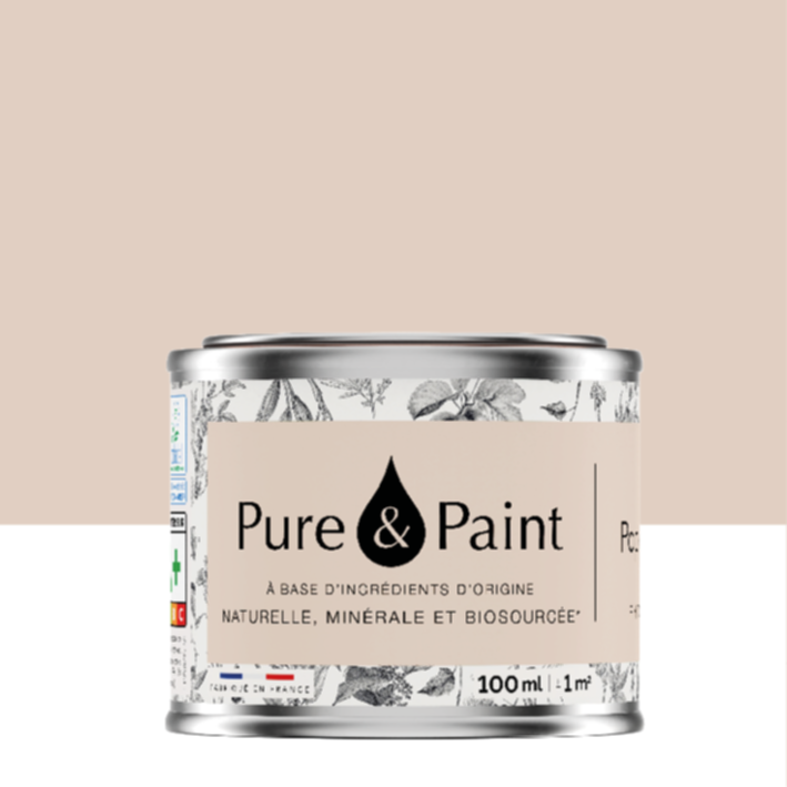 Peinture Multi-Supports Velours Papier Kraft 100ml - PURE & PAINT