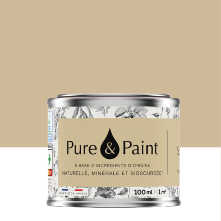 Peinture Multi-Supports Velours Sarrasin 100ml - PURE & PAINT