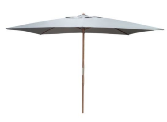 Parasol droit 3 x 2 m bois gris - PRO LOISIRS