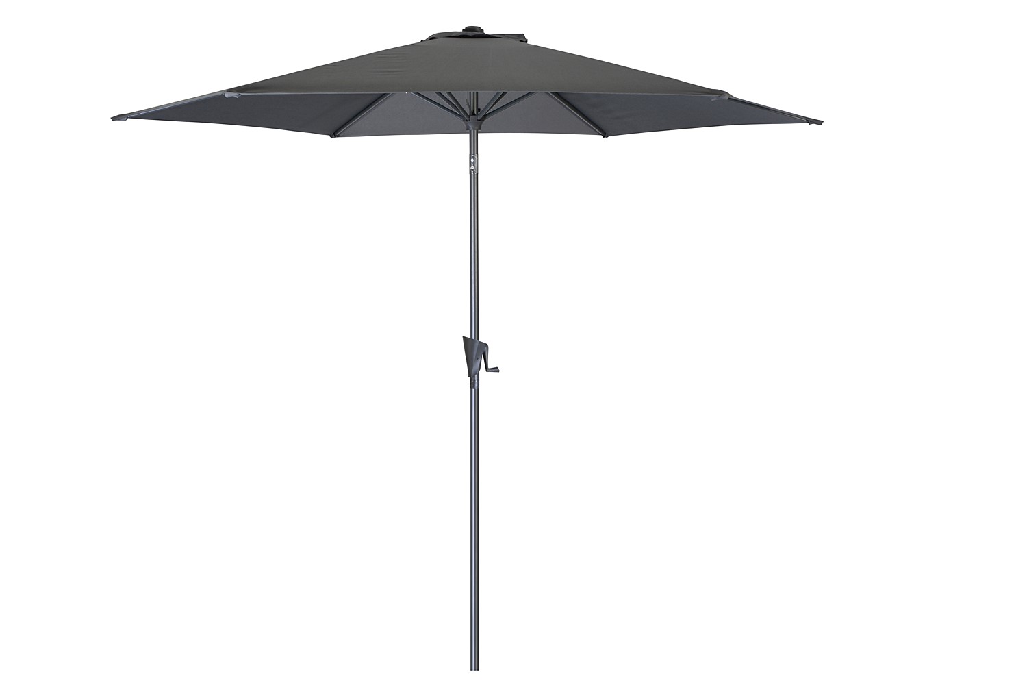 Parasol droit 3m gris - PRO LOISIRS