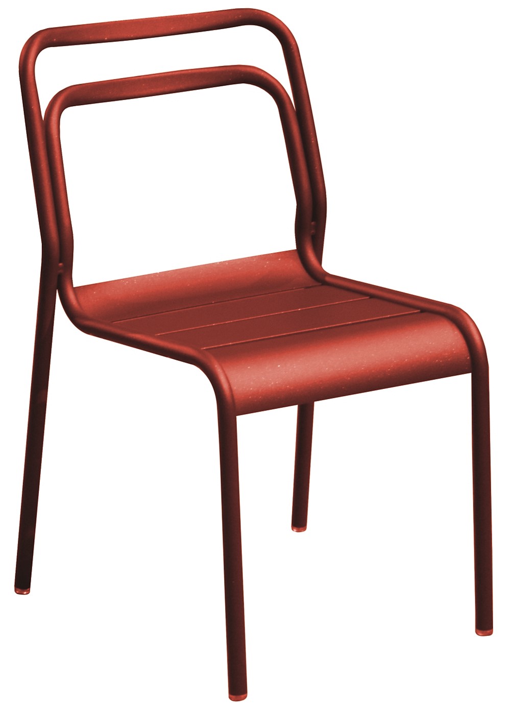 Chaises de jardin Eos 51,5x82x58cm rouge - PROLOISIRS