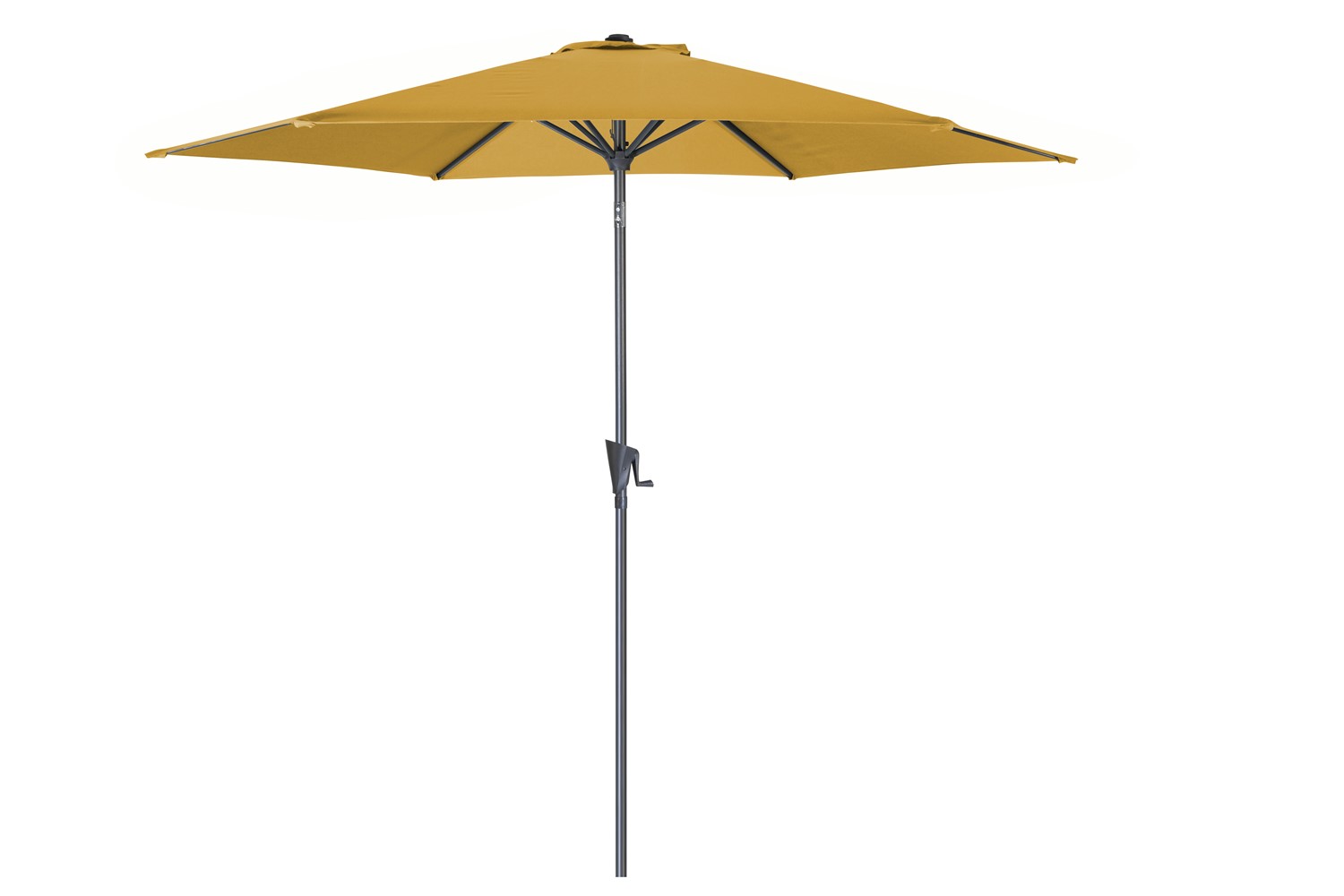 Parasol Manivelle inclinable 3m curry - PRO LOISIRS